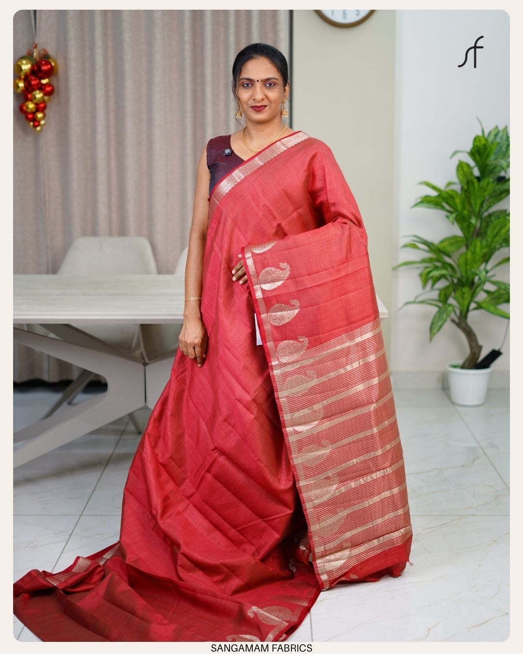 SEMI TUSSAR SILK SAREE
