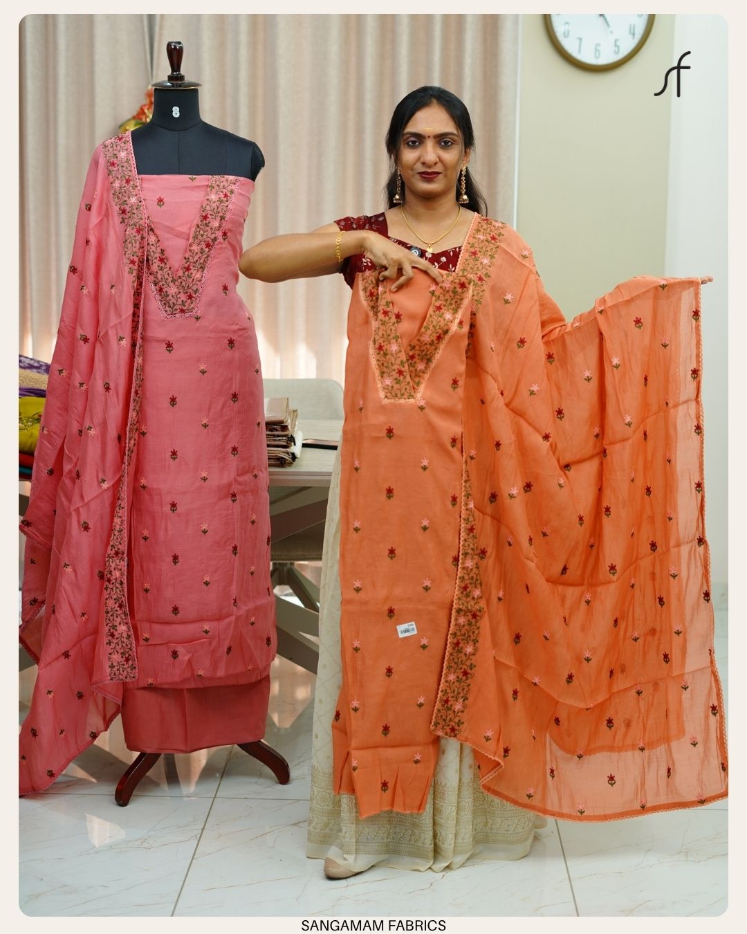 MULL CHANDERI SALWAR SET