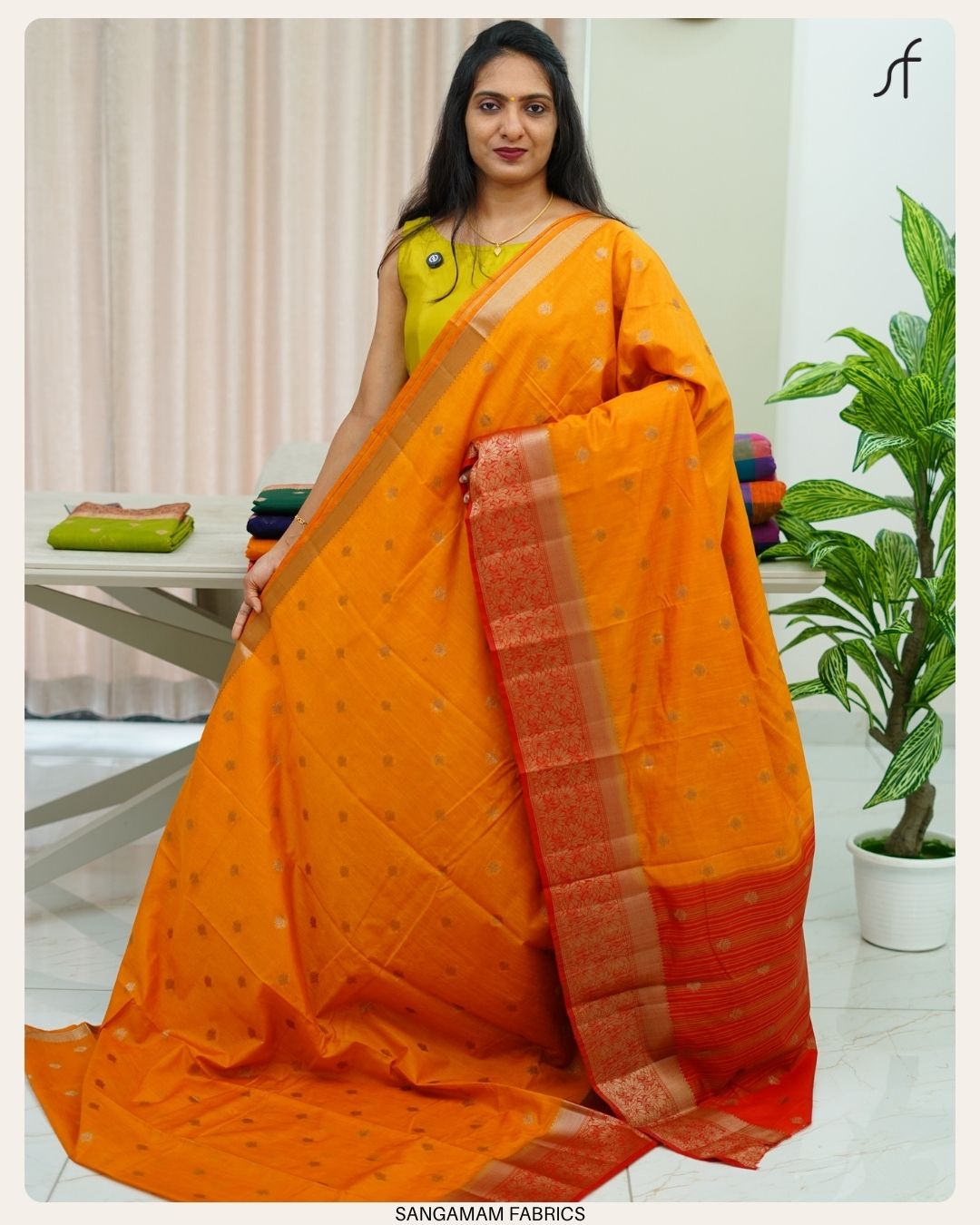 SEMI JUTE BANARASI SAREE