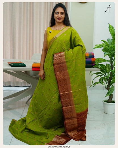 SEMI JUTE BANARASI SAREE