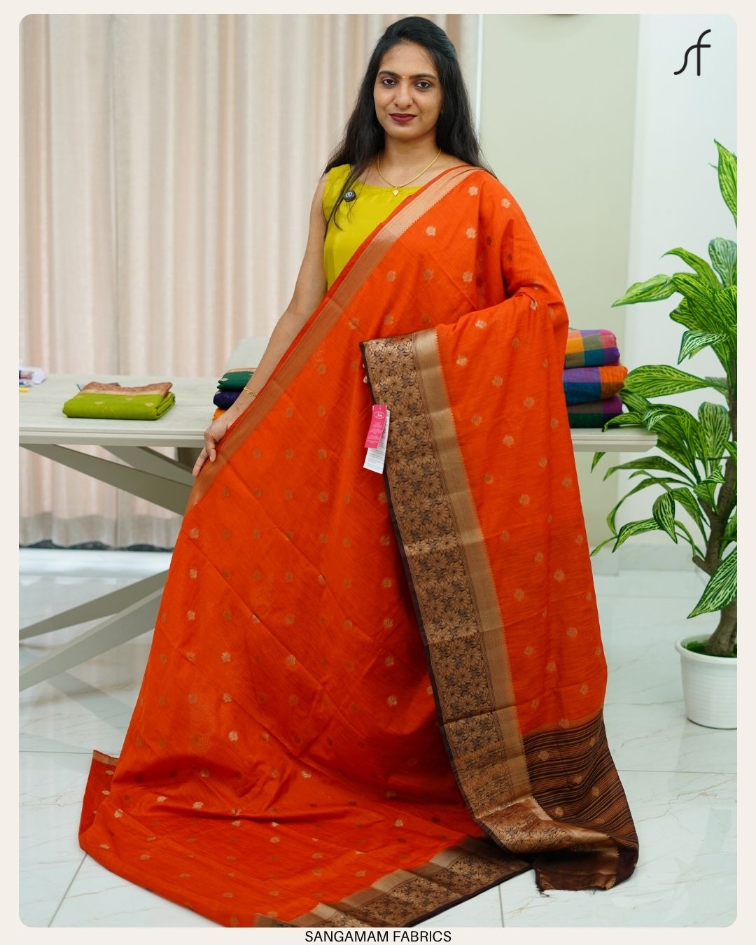 SEMI JUTE BANARASI SAREE