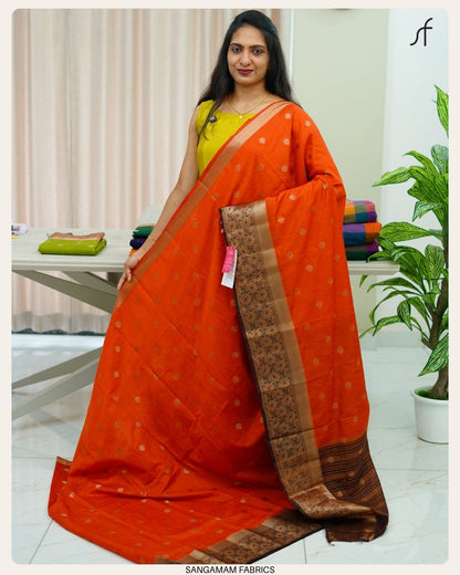 SEMI JUTE BANARASI SAREE