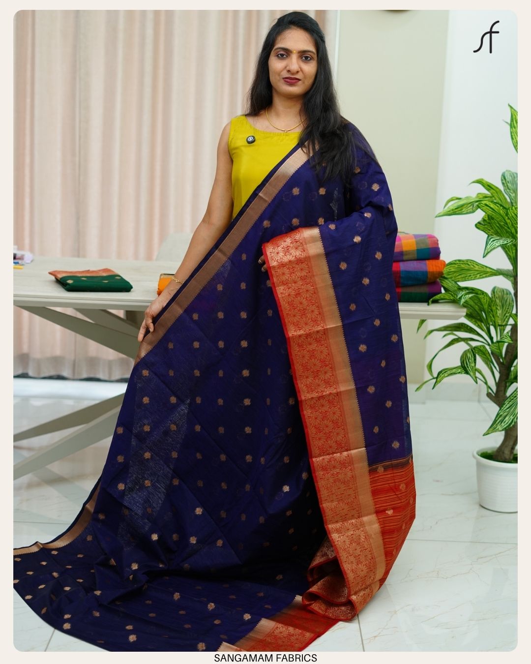 SEMI JUTE BANARASI SAREE