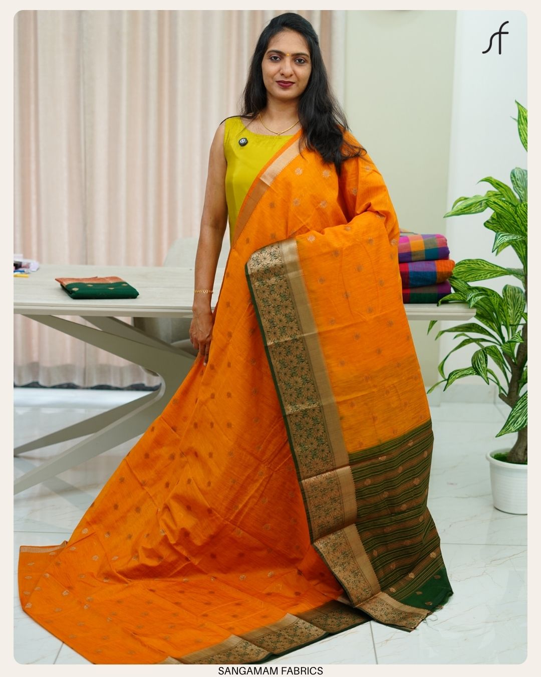 SEMI JUTE BANARASI SAREE