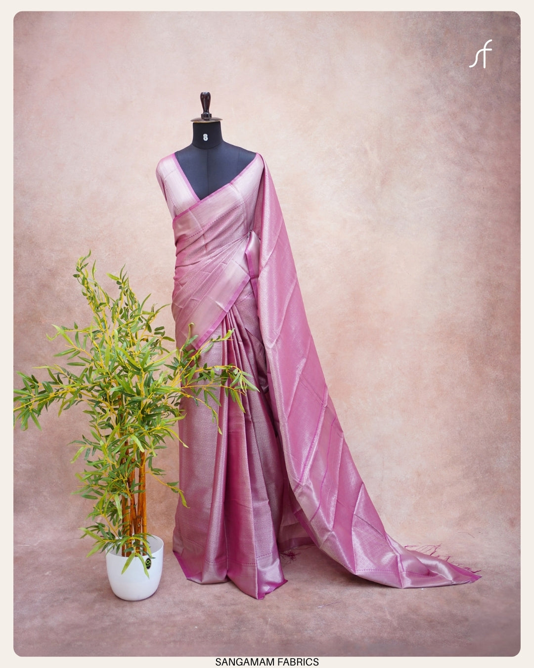 BROCADE SEMI SILK SAREE