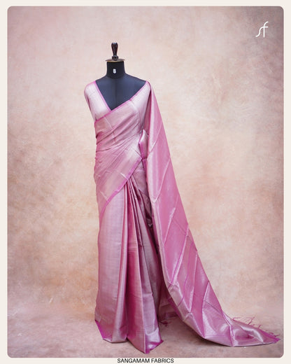 BROCADE SEMI SILK SAREE