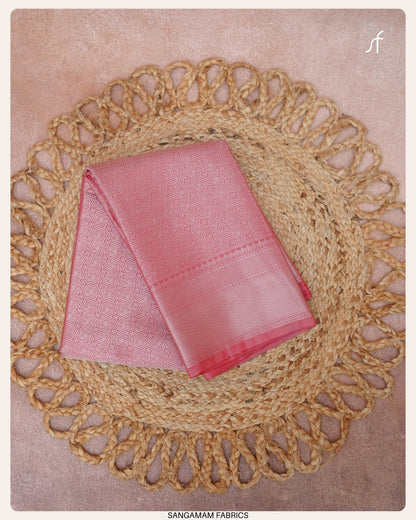 BROCADE SEMI SILK SAREE