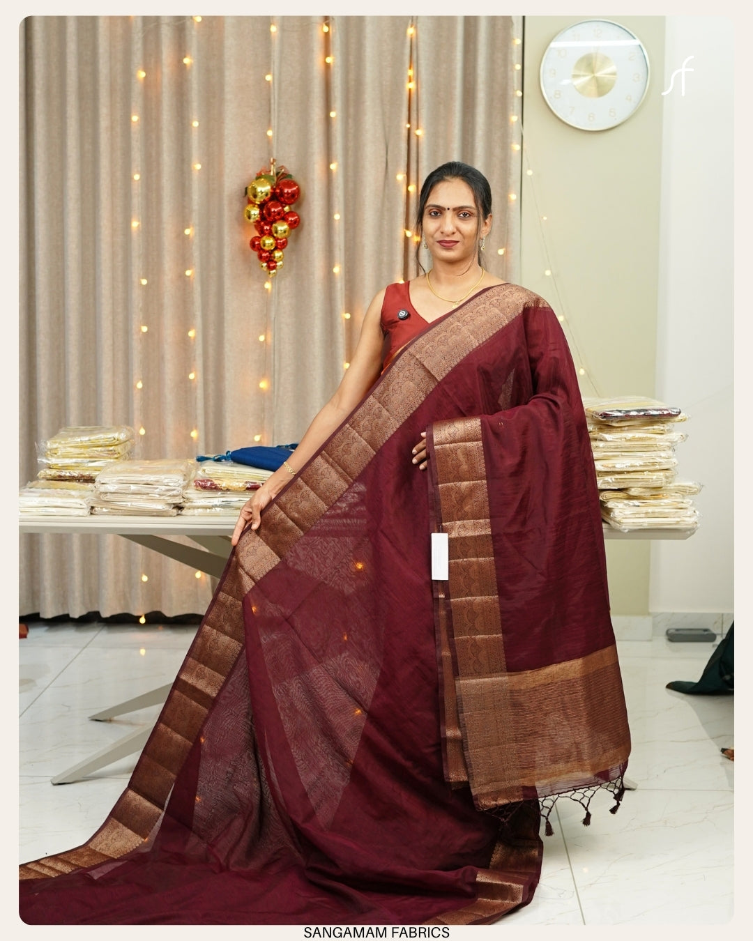 SEMI JUTE BANARASI SAREE