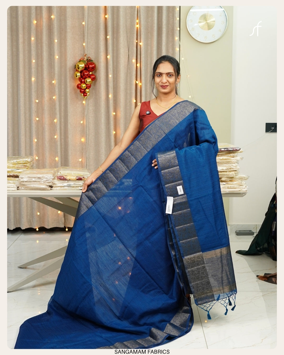 SEMI JUTE BANARASI SAREE