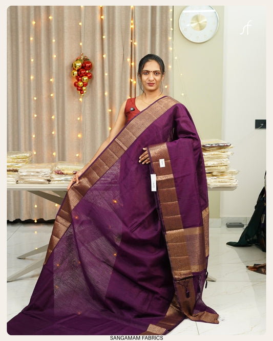 SEMI JUTE BANARASI SAREE