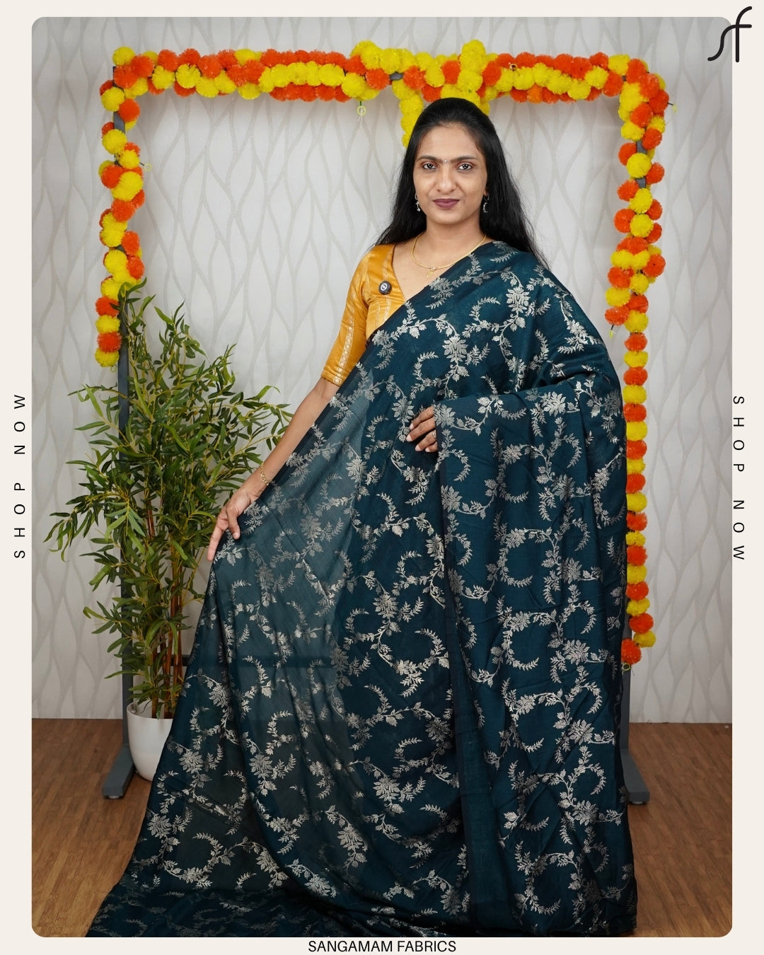 VICHITRA SILK BANARASI PRINTED SAREE