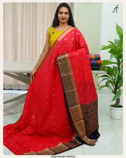 SEMI JUTE BANARASI SAREE