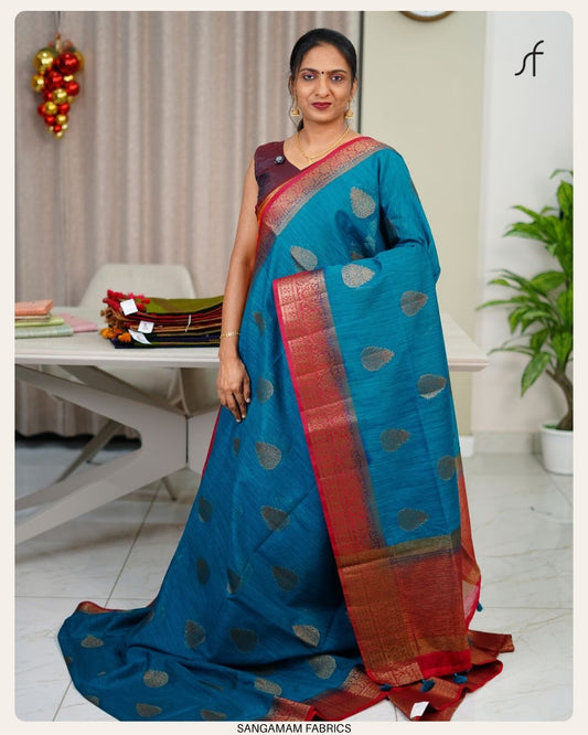 SEMI JUTE SAREE