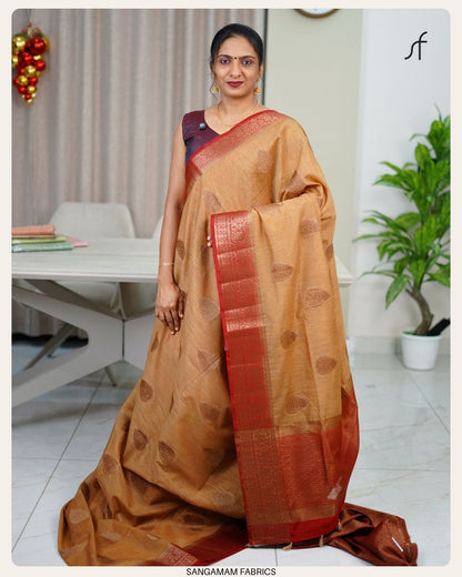 SEMI JUTE SAREE