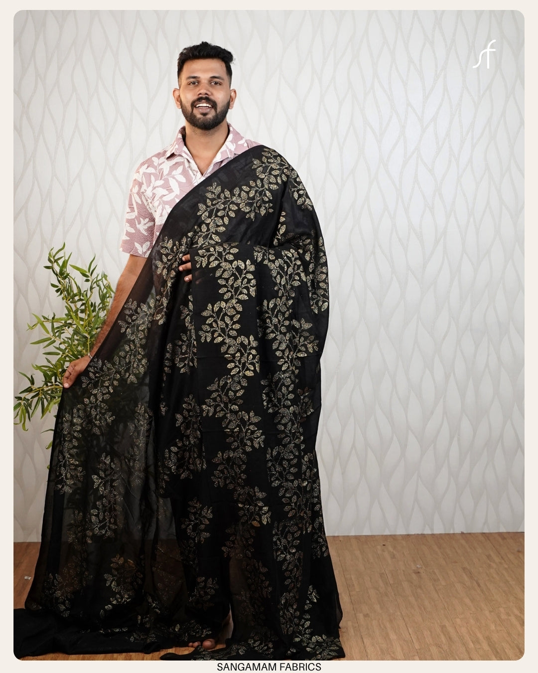 VICHITRA SILK GLITTER SAREE