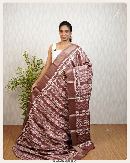 MATKA TUSSAR  SILK SAREE
