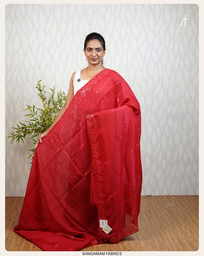 SILKY GEORGETTE PARTY WEAR SAREE