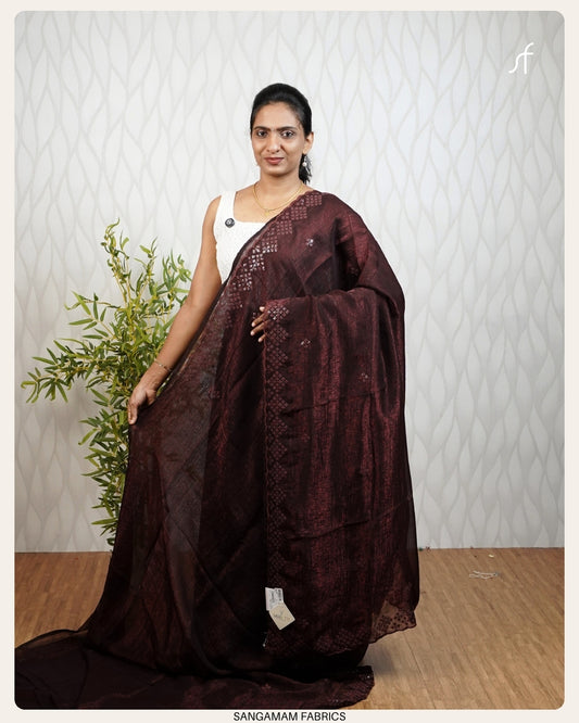 SILKY GEORGETTE PARTY WEAR SAREE