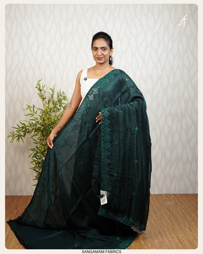 SILKY GEORGETTE PARTY WEAR SAREE