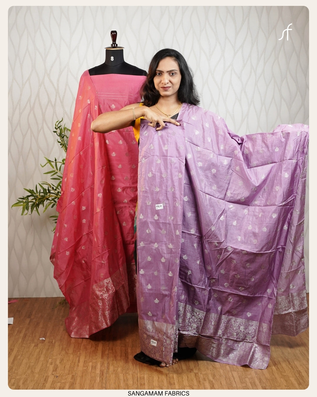 SEMI BANARASI SILK SALWAR SUIT