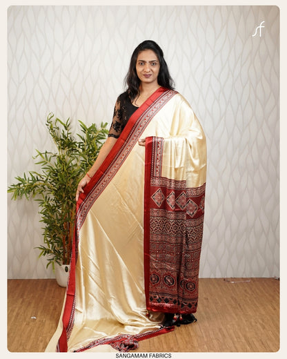 SATIN MODAL SILK SAREE