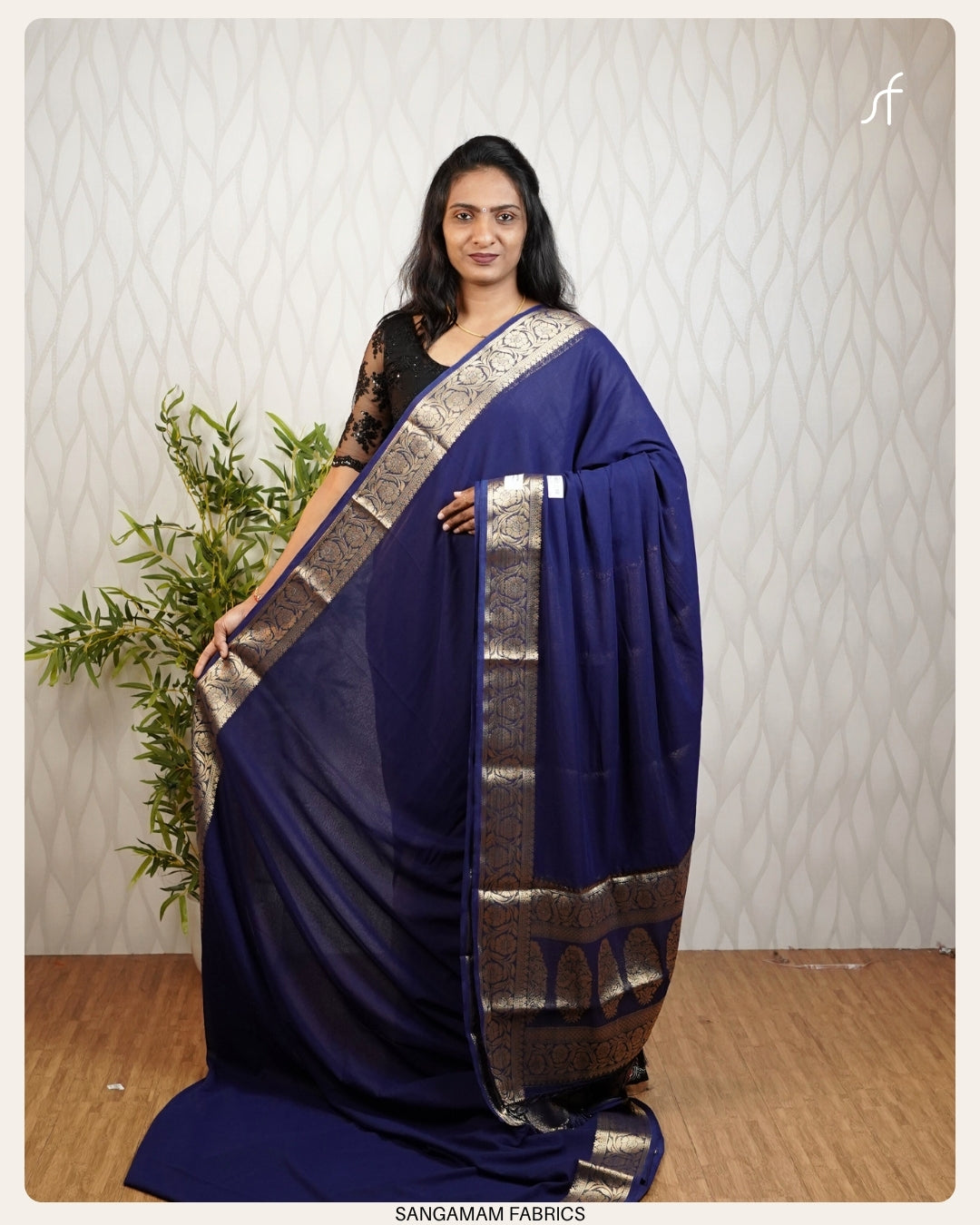GEORGETTE SEMI  BANARASI  SAREE