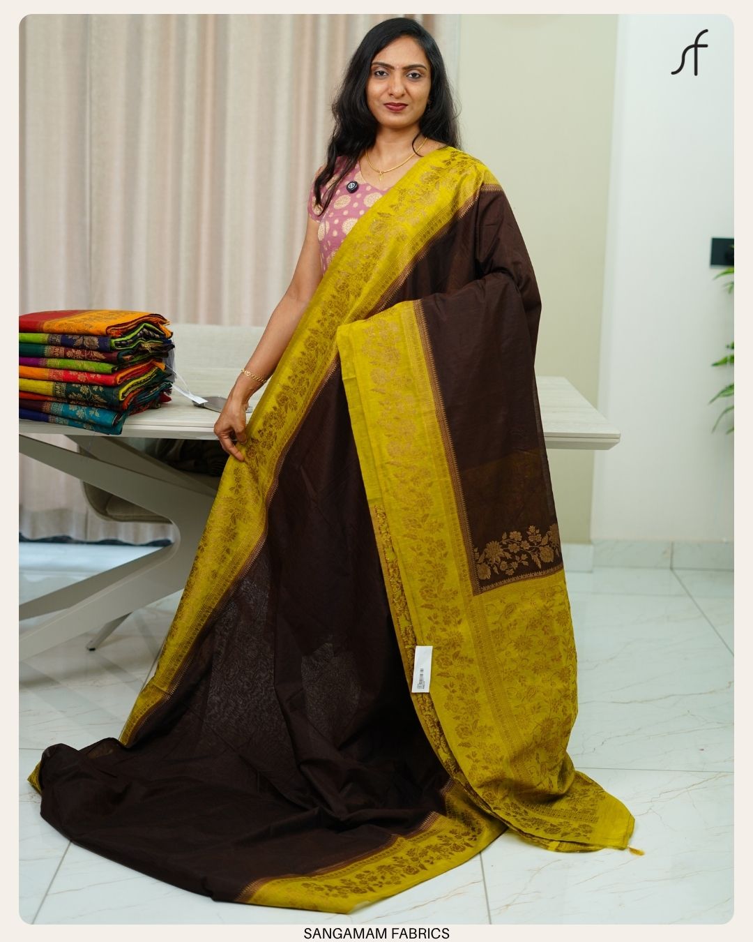 LINEN JUTE SAREE