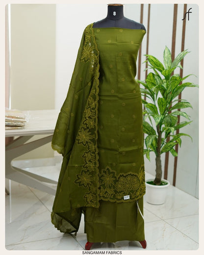 CHANDERI SILK SALWAR SUIT
