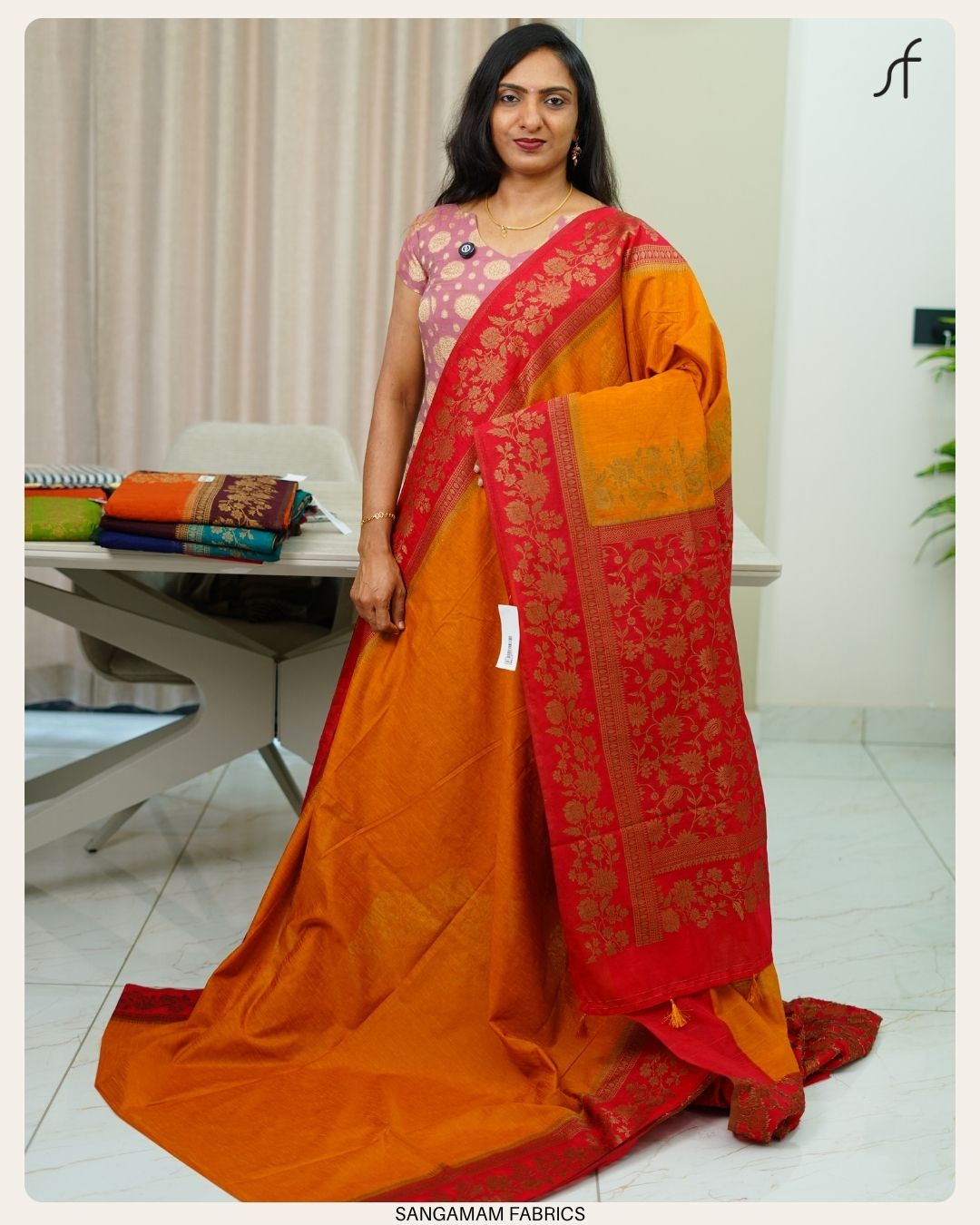 LINEN JUTE SAREE