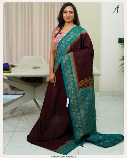 LINEN JUTE SAREE