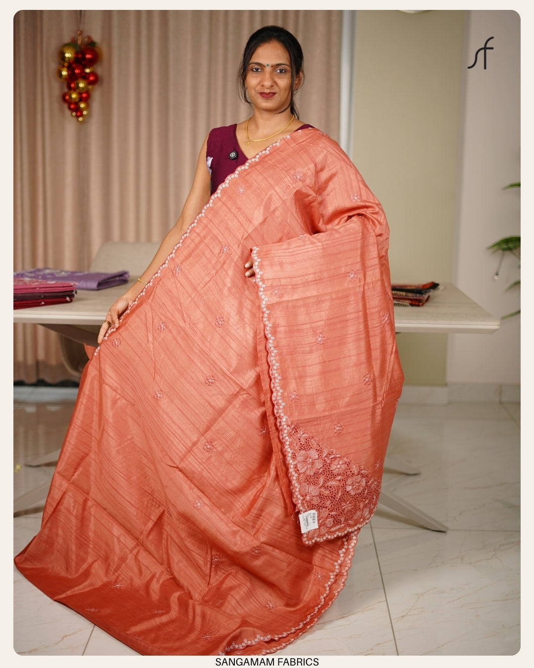SEMI TUSSAR SILK SAREE