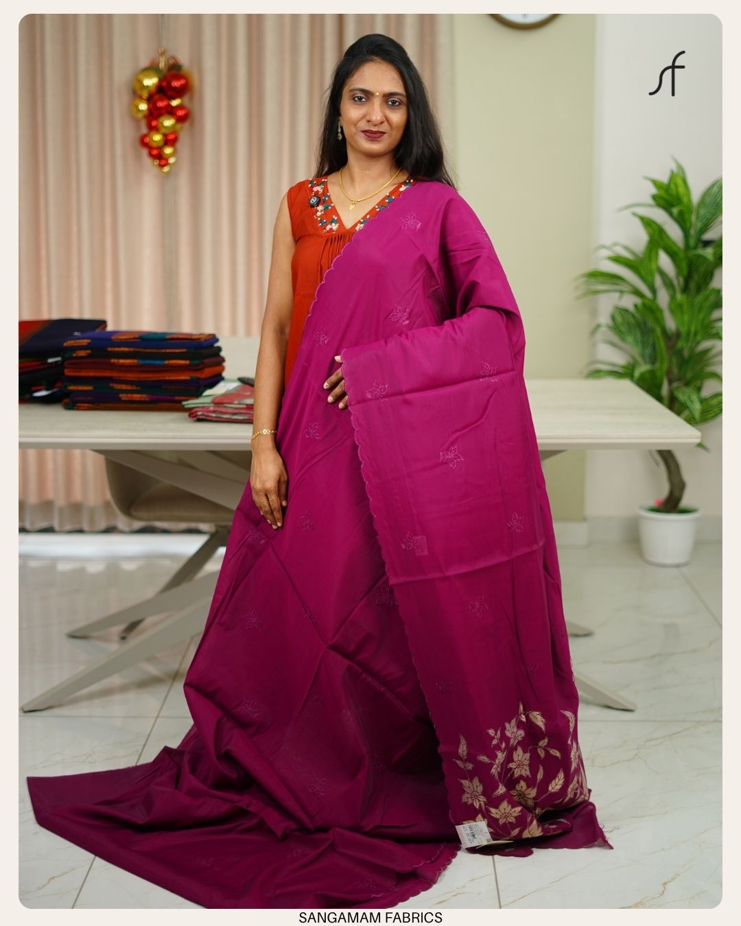 MUL CHANDERI SILK SAREE