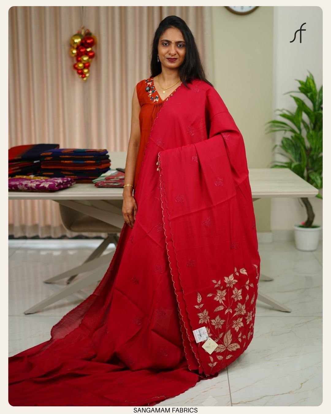 MUL CHANDERI SILK SAREE