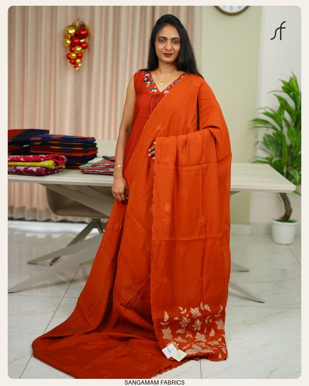 MUL CHANDERI SILK SAREE