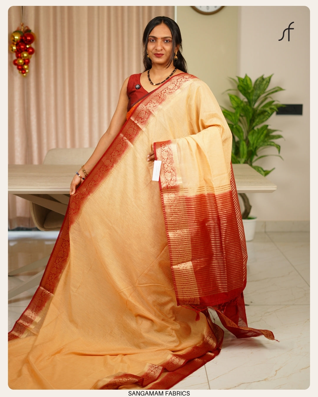 SEMI JUTE BANARASI SAREE