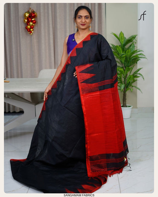 SEMI JUTE SAREE