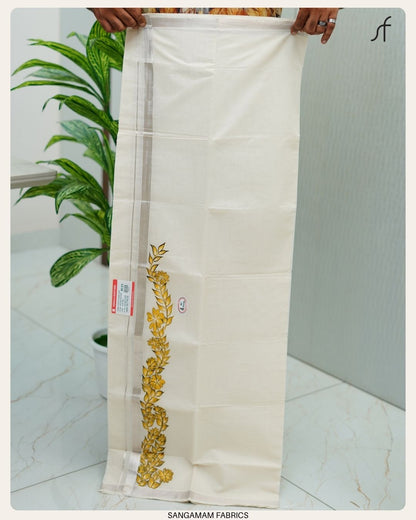 HAND PAINT DETAILED DOUBLE MUNDU