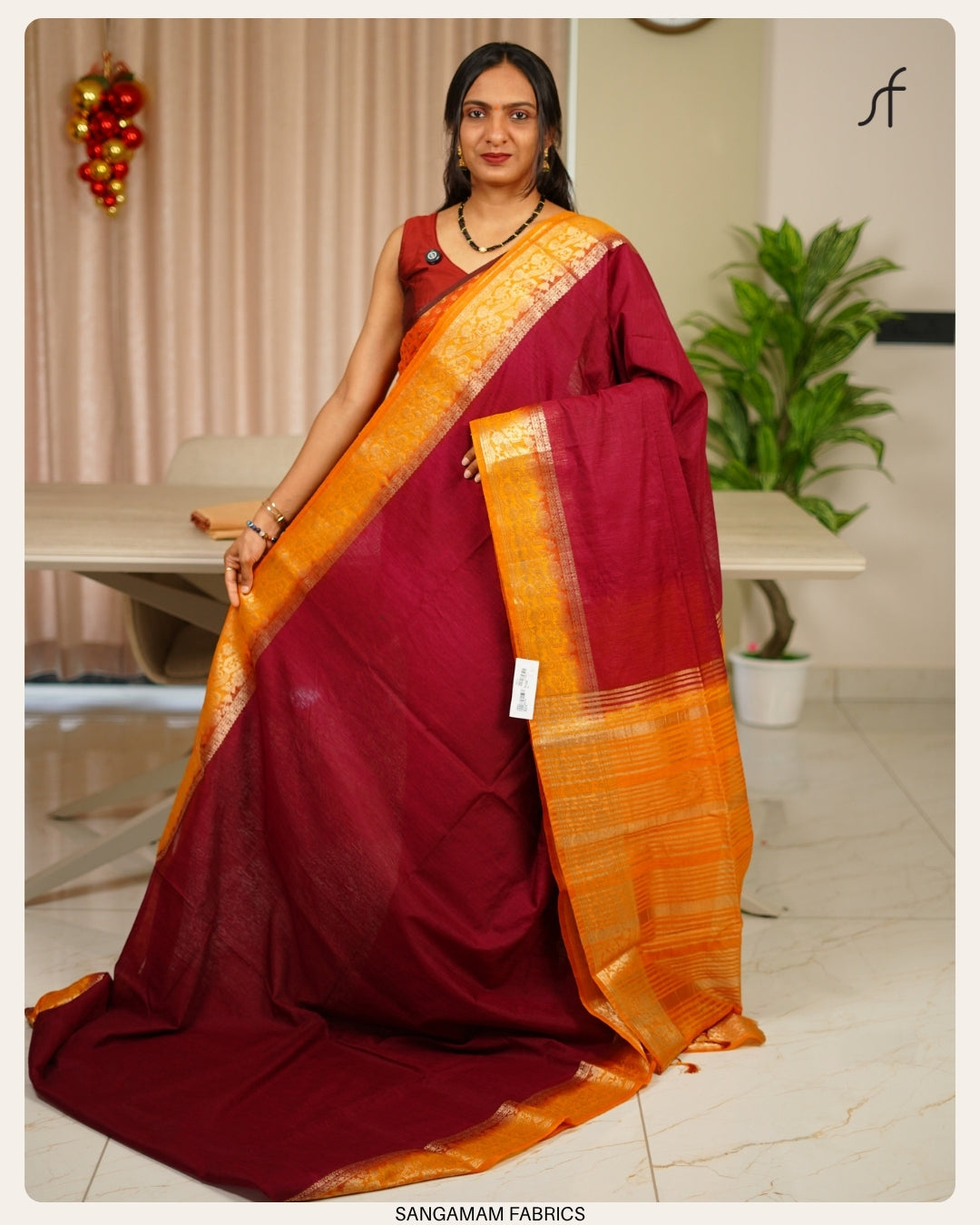 SEMI JUTE BANARASI SAREE