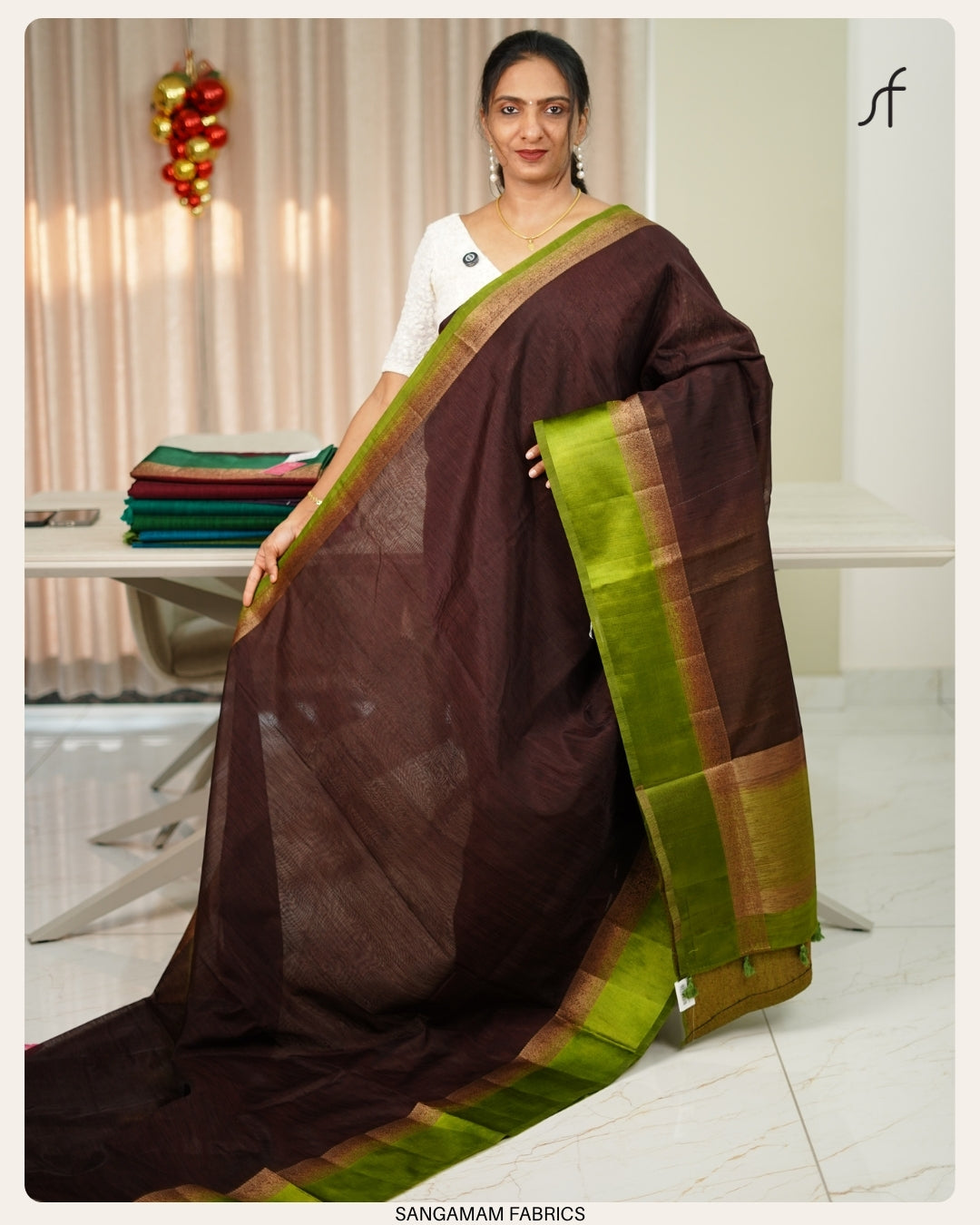 SEMI JUTE BANARASI SAREE