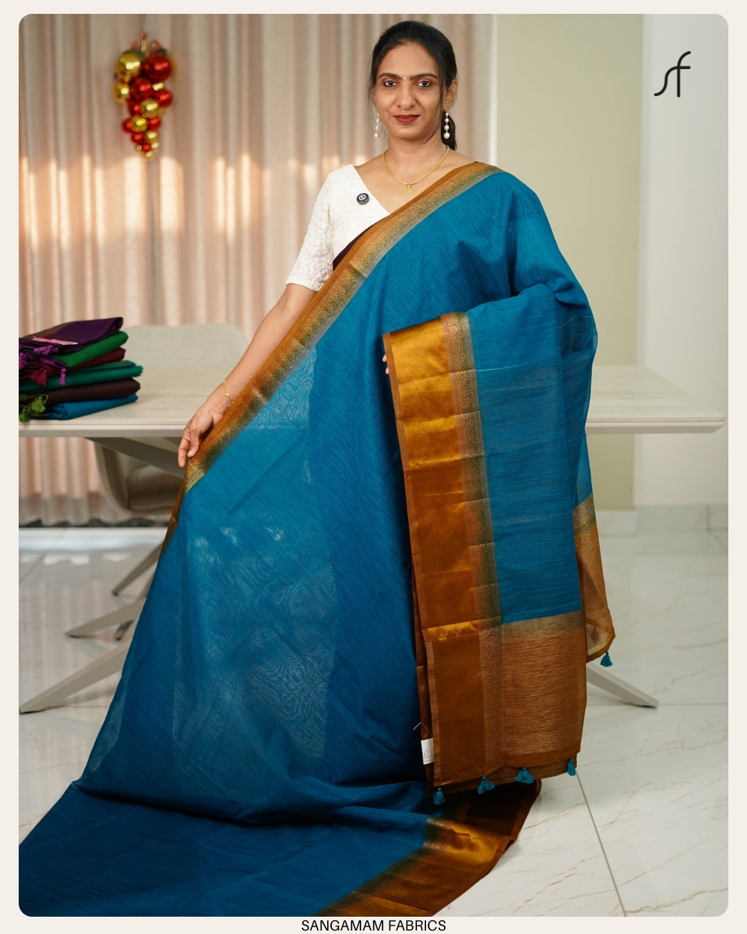 SEMI JUTE BANARASI SAREE