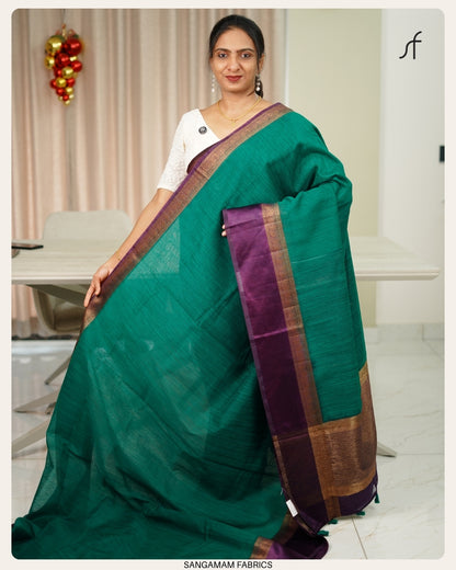 SEMI JUTE BANARASI SAREE