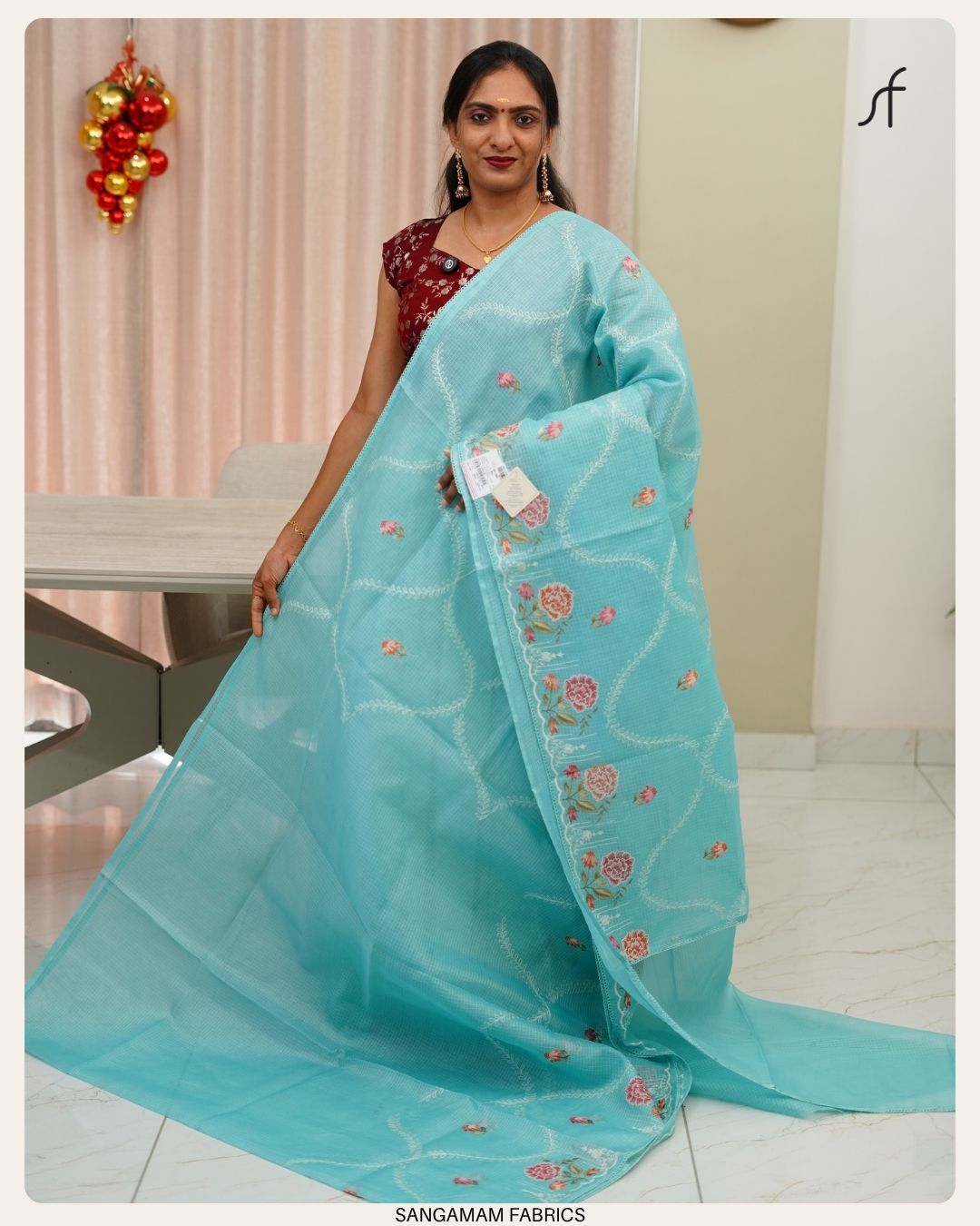 NET COTTA SAREE