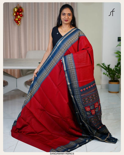 SEMI MAHESWARI SILK SAREE