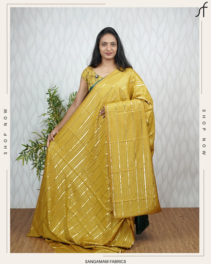 STRIPPED VICHITHRA SILK SAREE