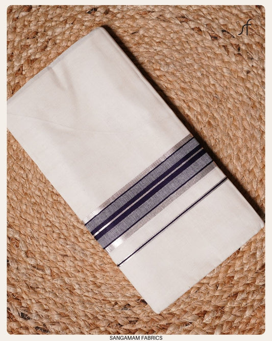 IVORY STRIPE COTTON  MUNDU