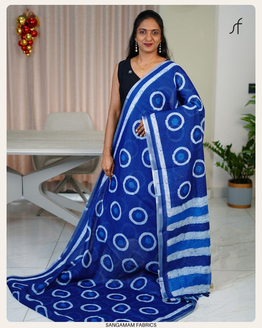 SEMI LINEN SAREE