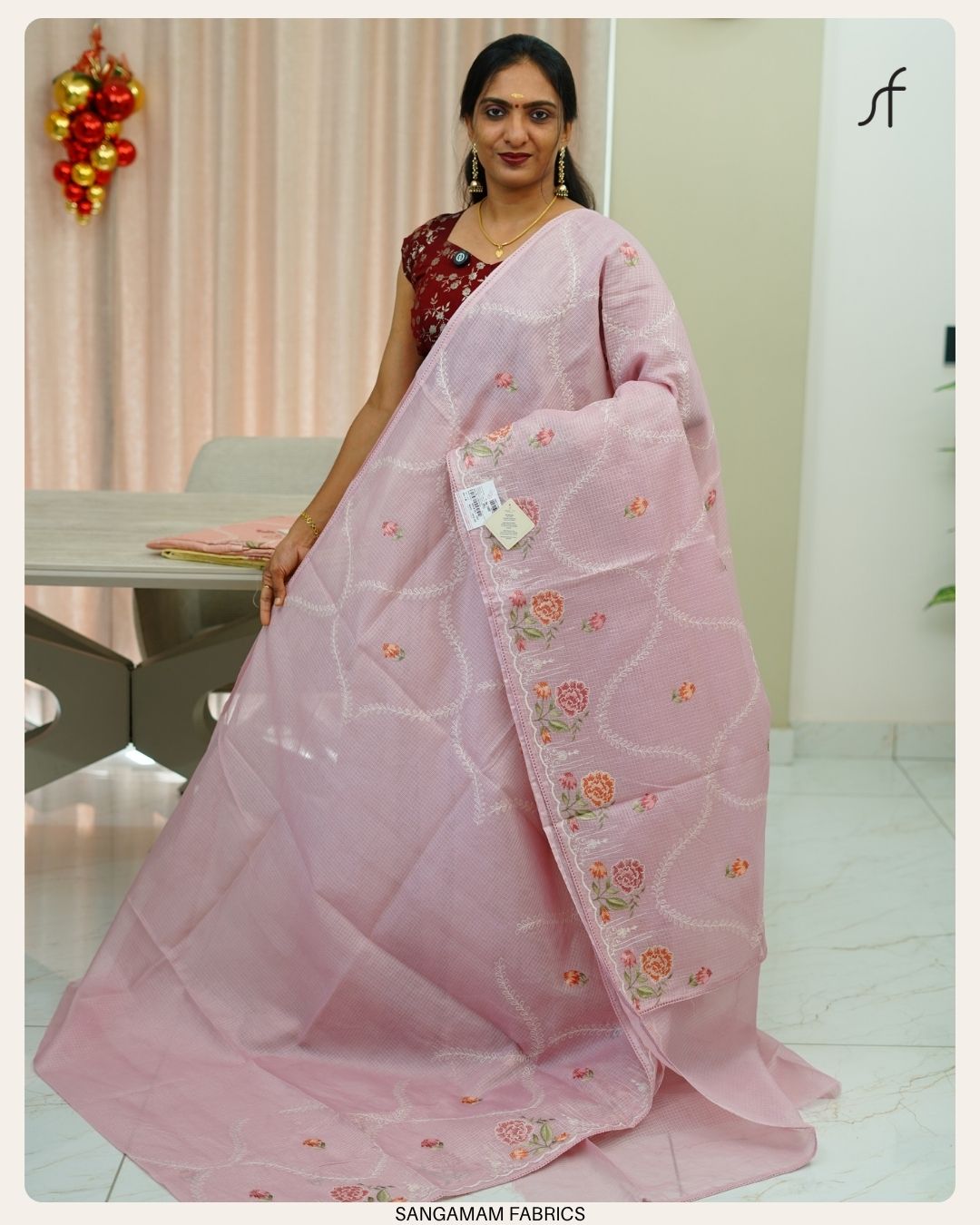 NET COTTA SAREE