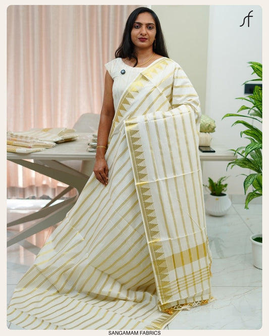 COTTON KERALA SET SAREE