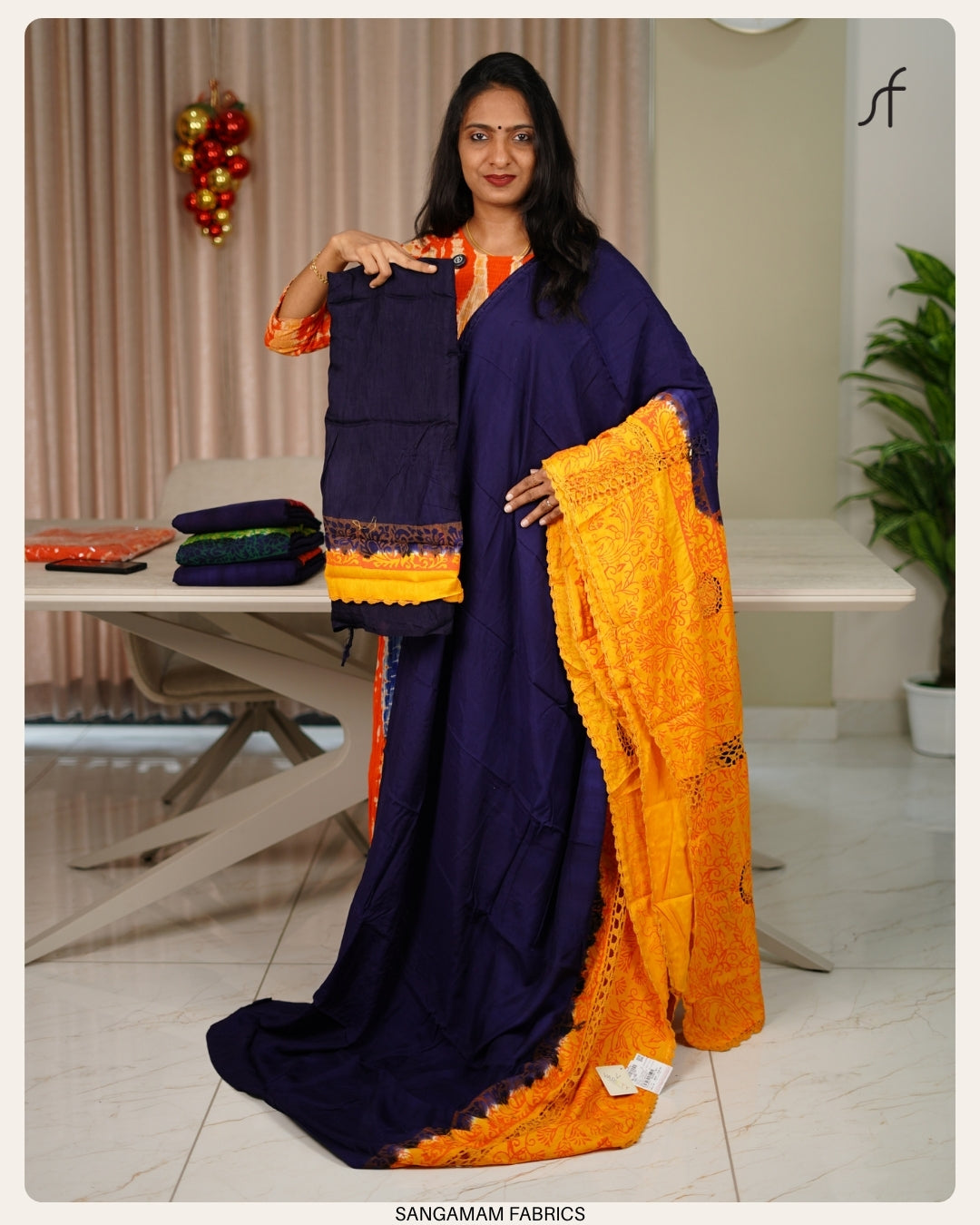 CHROCHET DETAILED SAREE