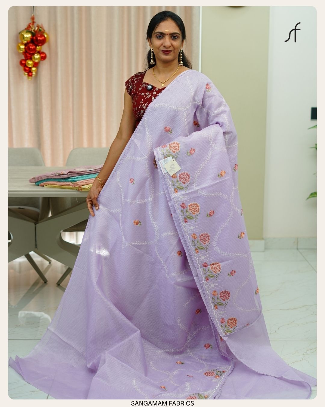 NET COTTA SAREE